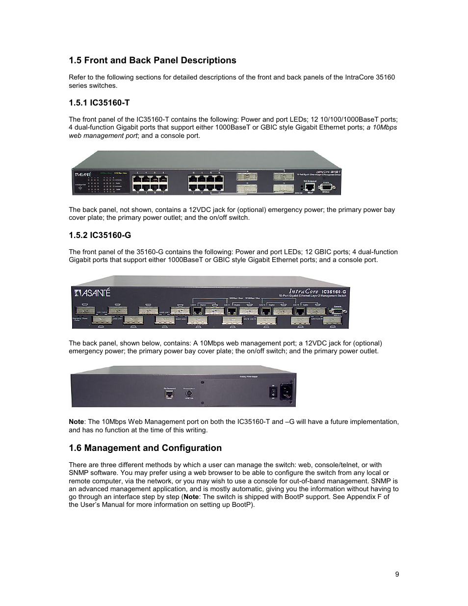 Asante Technologies 35160 User Manual | Page 9 / 79