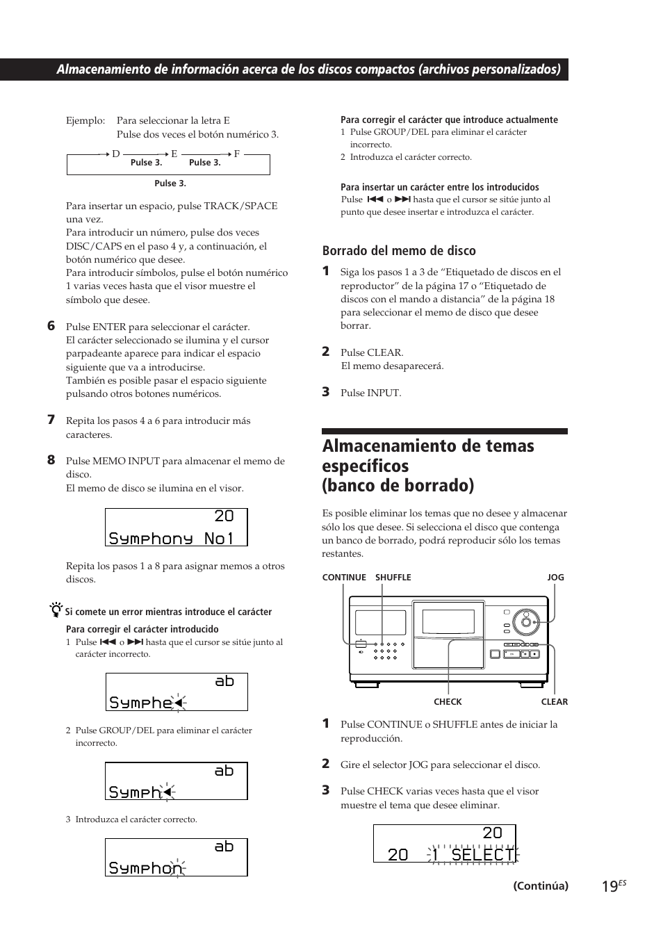 Locating a scene or track you want | Sony CDP-CX250 User Manual | Page 65 / 93