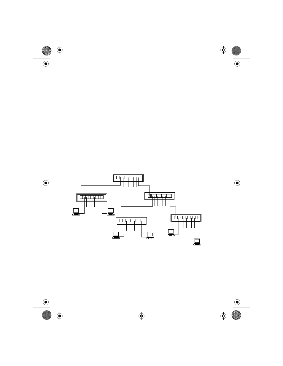 Multiple hub and station configuration, Installation page 2-4 | Asante Technologies FriendlyNet User Manual | Page 9 / 17