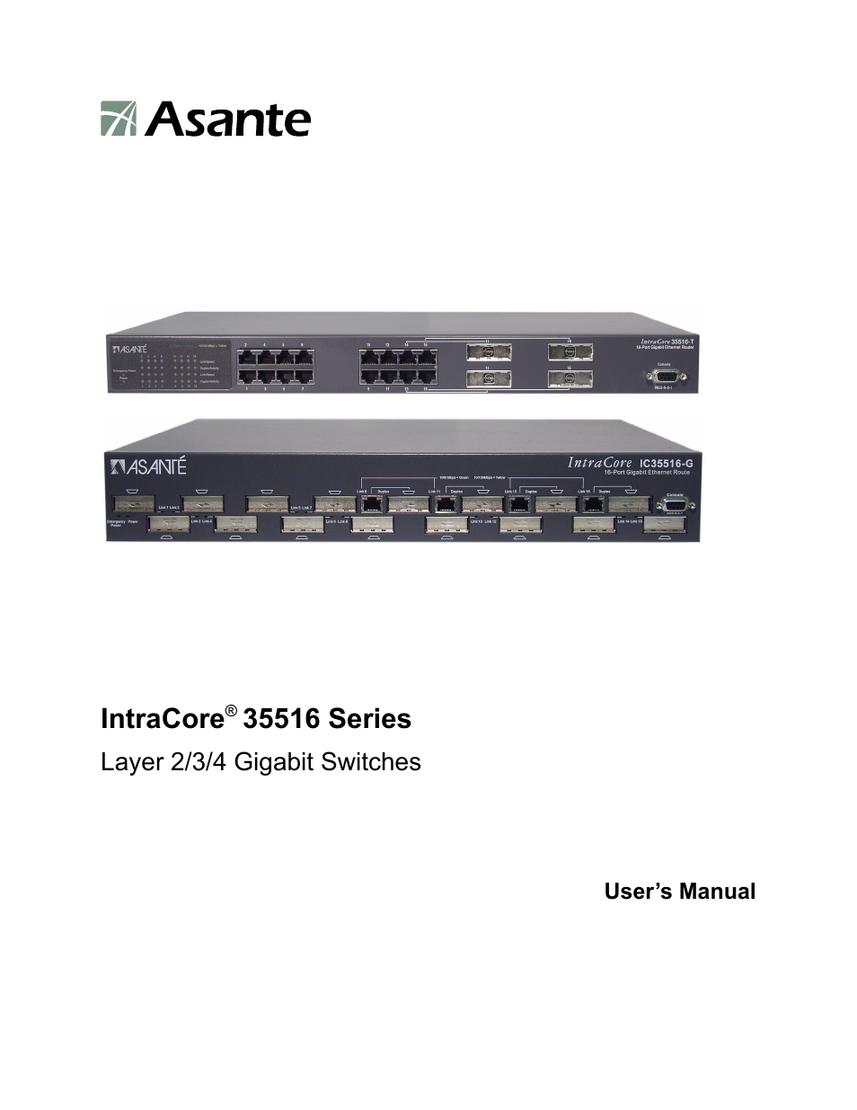 Asante Technologies 35516 User Manual | 111 pages