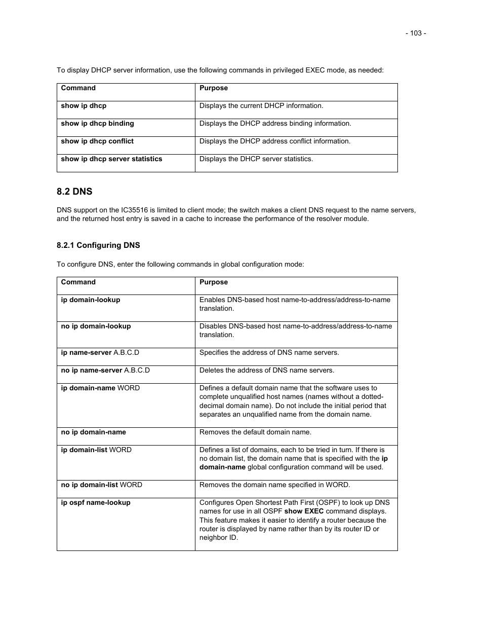 2 dns | Asante Technologies 35516 User Manual | Page 103 / 111