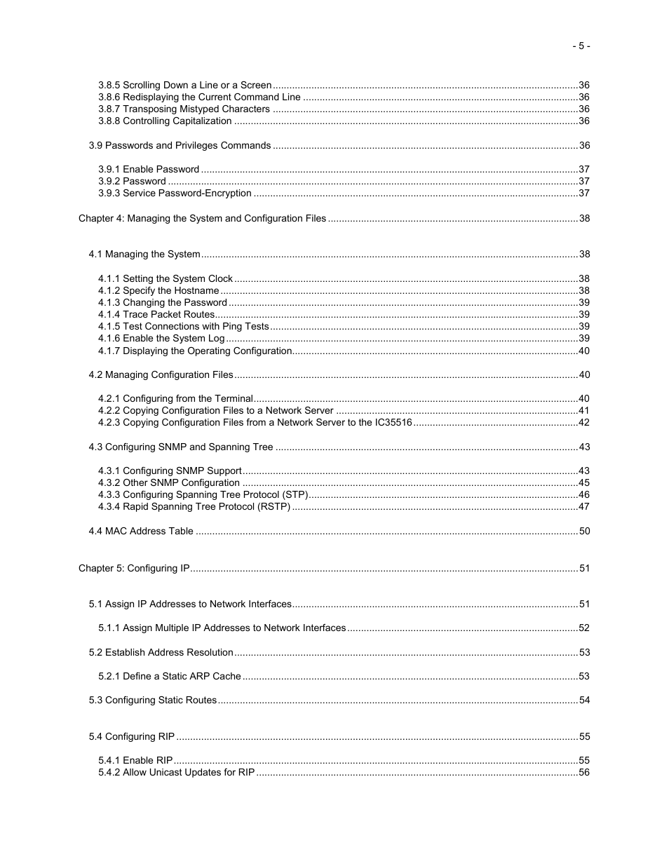 Asante Technologies 35516 User Manual | Page 5 / 111