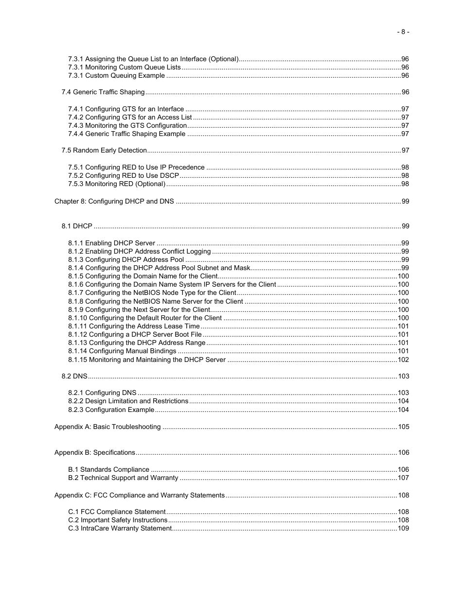 Asante Technologies 35516 User Manual | Page 8 / 111