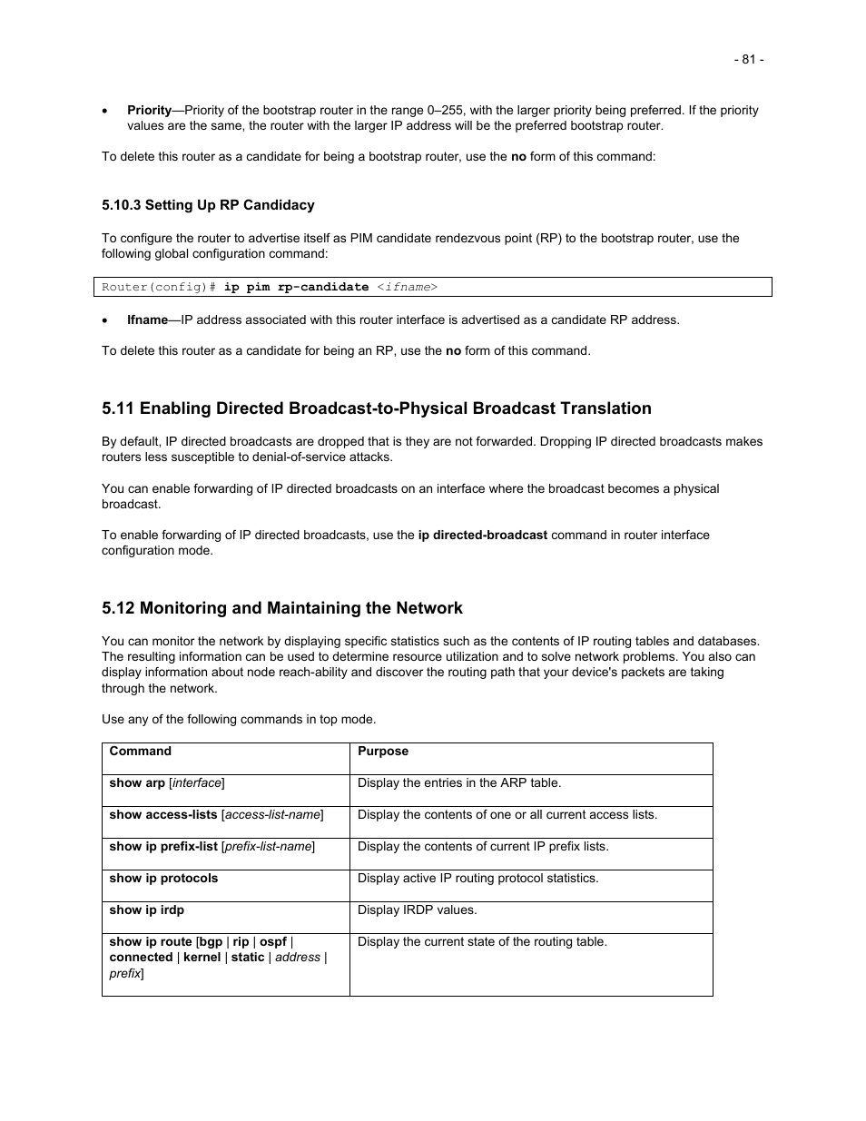 12 monitoring and maintaining the network | Asante Technologies 35516 User Manual | Page 81 / 111