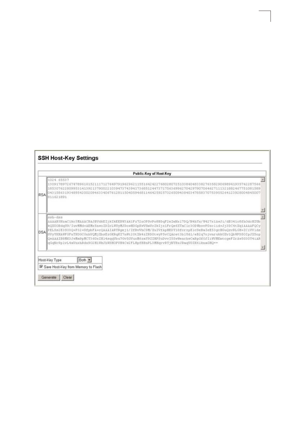 Generating the host key pair | Asante Technologies 40240/40480-10G User Manual | Page 146 / 792
