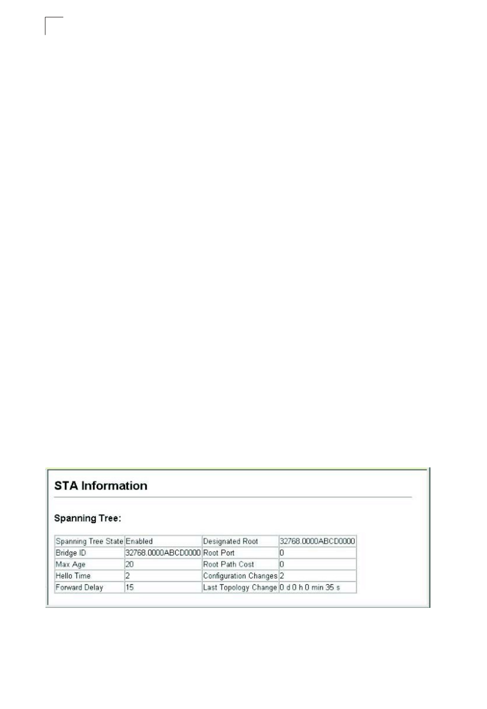 Displaying global settings | Asante Technologies 40240/40480-10G User Manual | Page 209 / 792