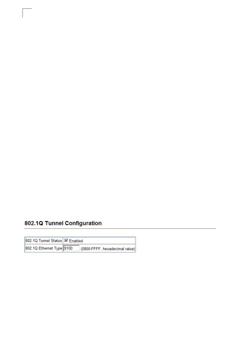 Enabling qinq tunneling on the switch | Asante Technologies 40240/40480-10G User Manual | Page 243 / 792