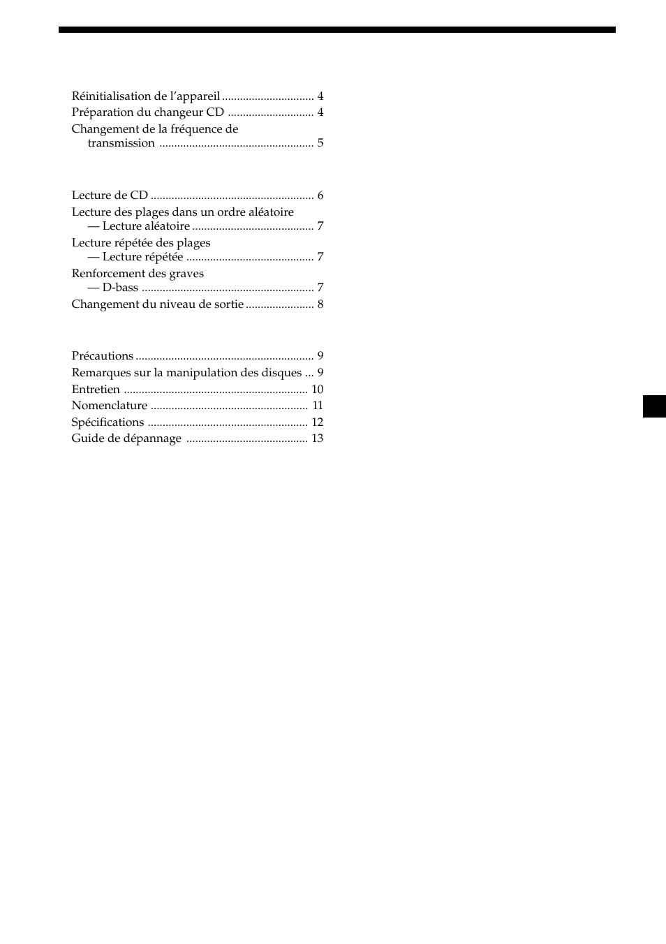 Sony CDX-454RF User Manual | Page 15 / 40