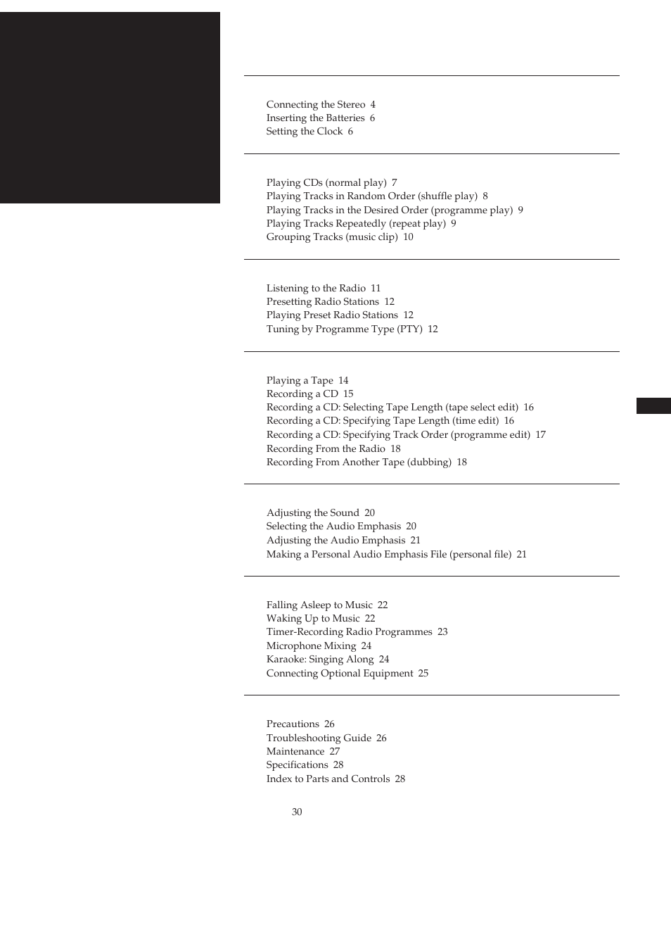 Sony MHC-W55 User Manual | Page 3 / 129
