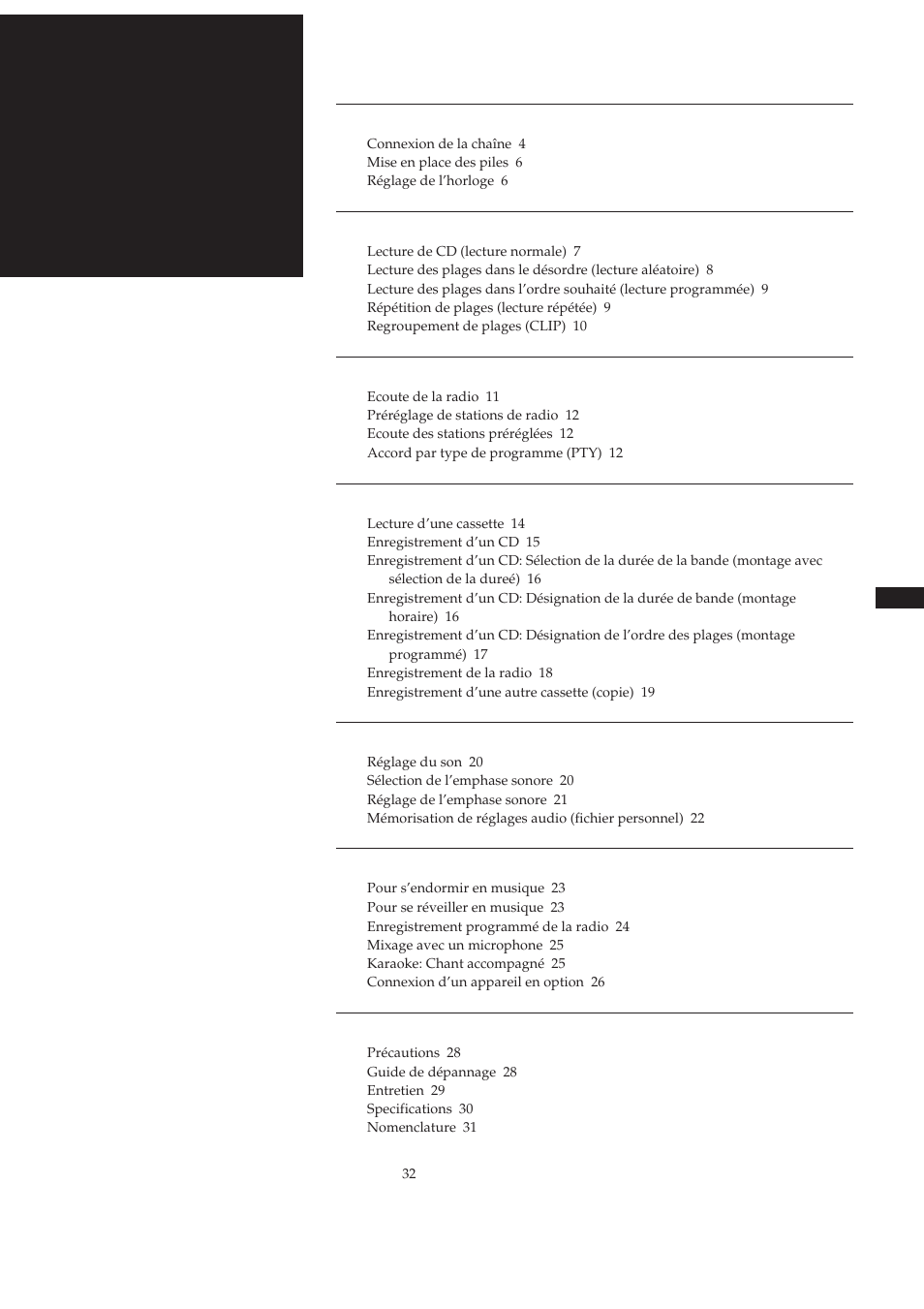 Sony MHC-W55 User Manual | Page 33 / 129