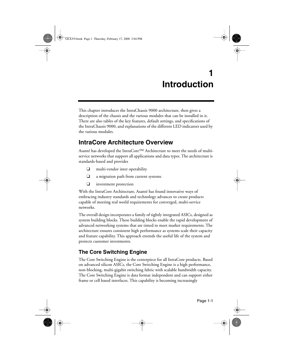 Asante Technologies Intrachassis 9000 User Manual | Page 9 / 142