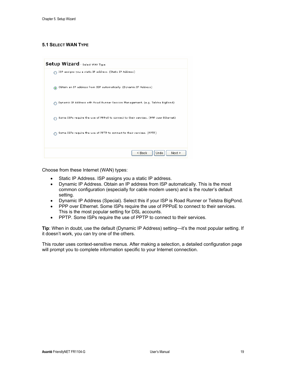 Asante Technologies FR1104-G User Manual | Page 19 / 83