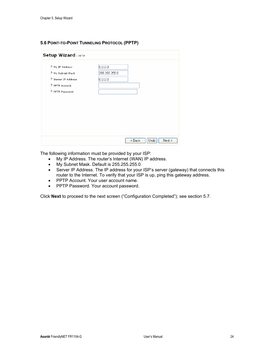 Asante Technologies FR1104-G User Manual | Page 24 / 83
