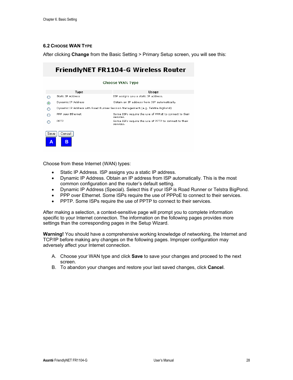 Asante Technologies FR1104-G User Manual | Page 28 / 83