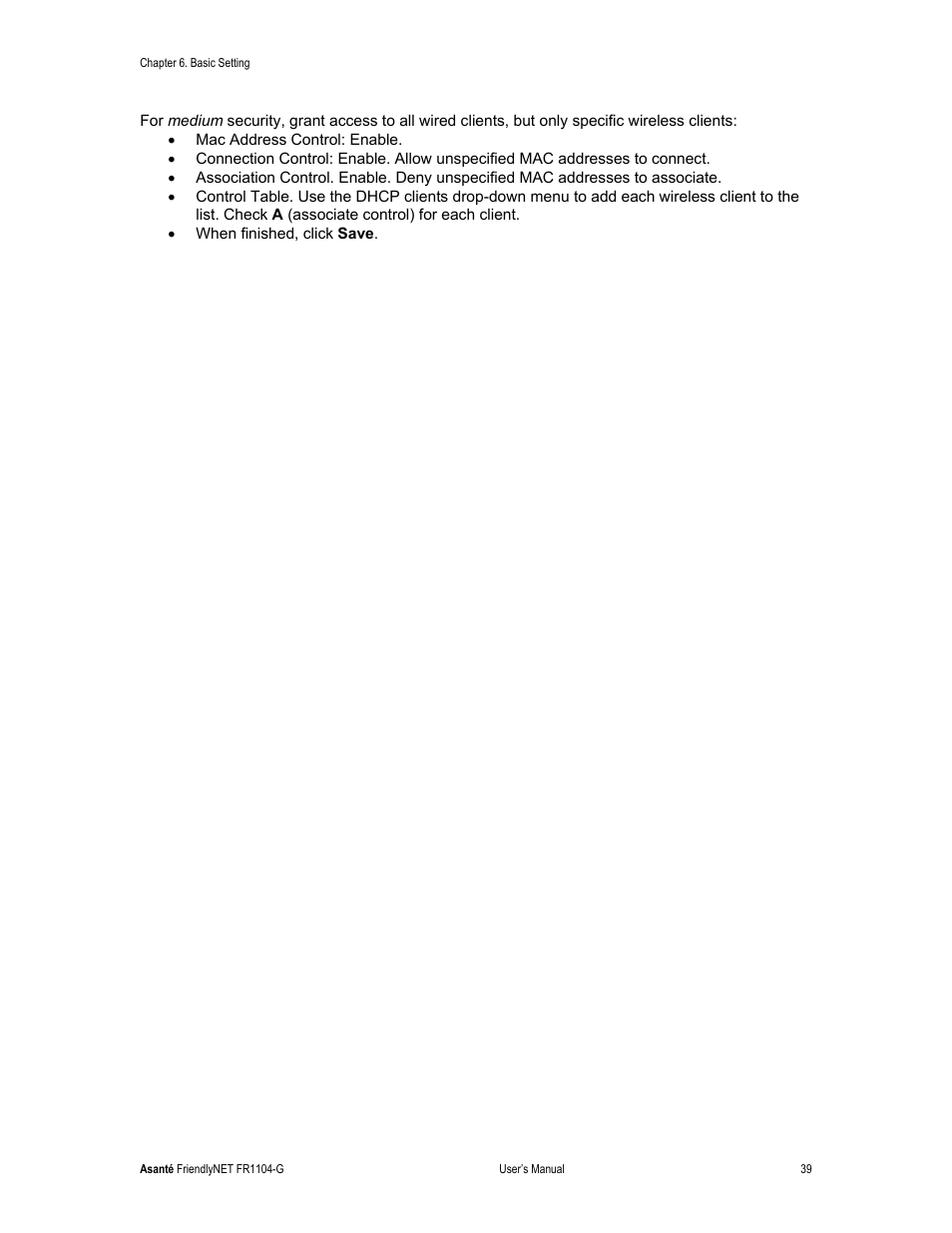 Asante Technologies FR1104-G User Manual | Page 39 / 83