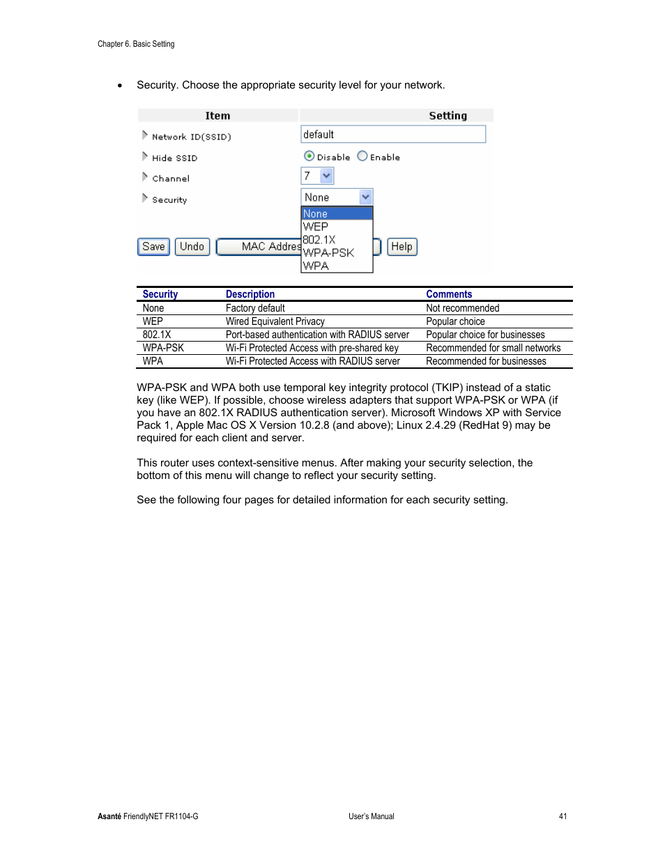 Asante Technologies FR1104-G User Manual | Page 41 / 83