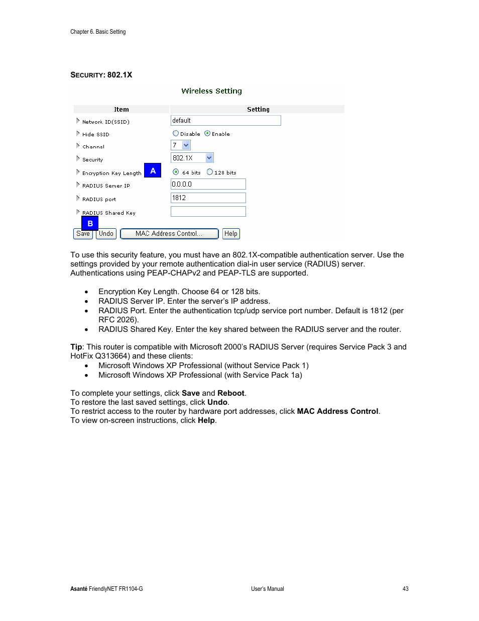 Asante Technologies FR1104-G User Manual | Page 43 / 83