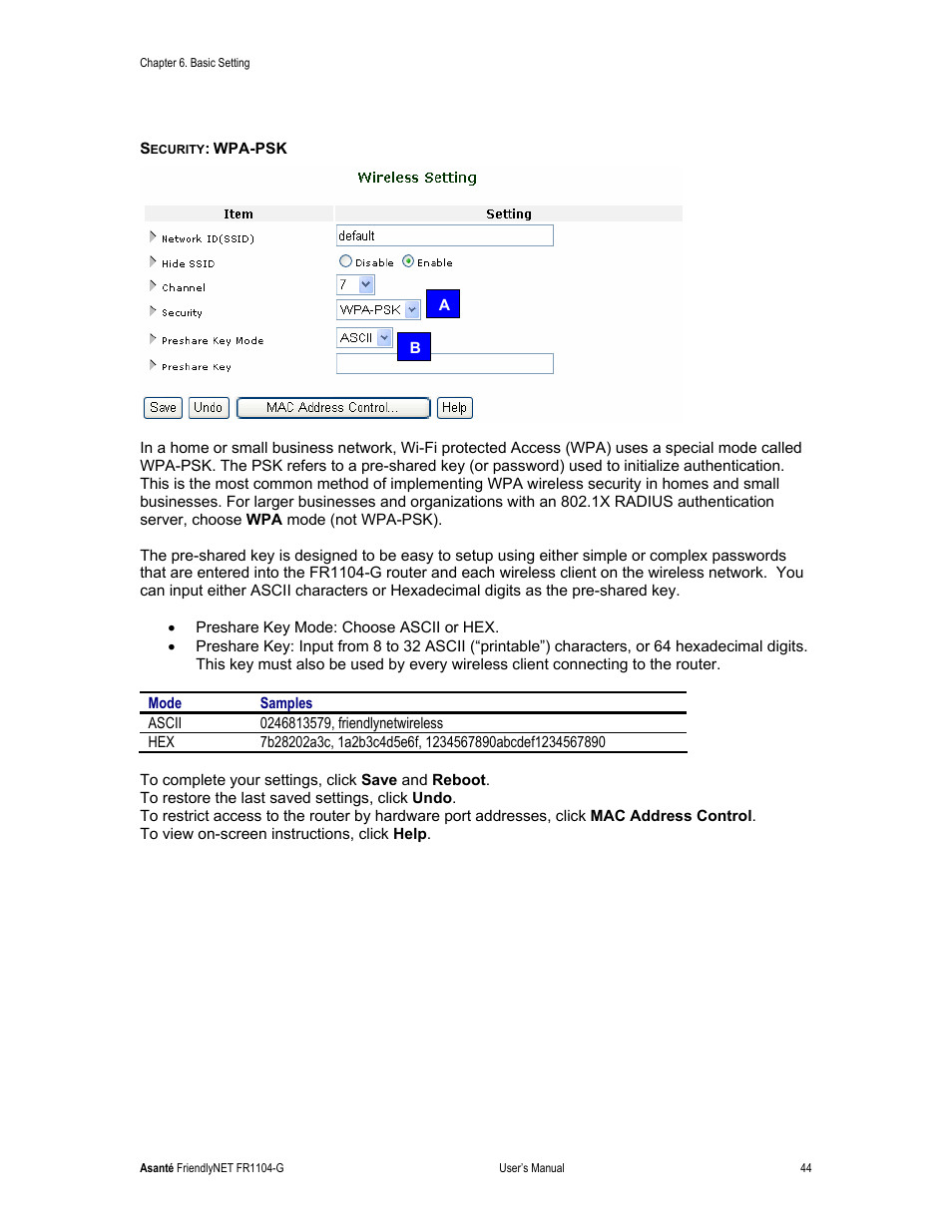 Asante Technologies FR1104-G User Manual | Page 44 / 83