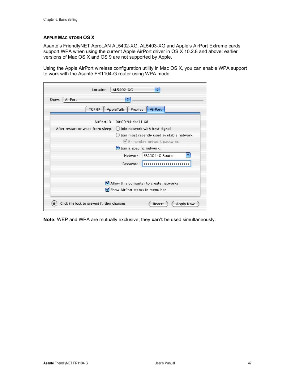 Asante Technologies FR1104-G User Manual | Page 47 / 83