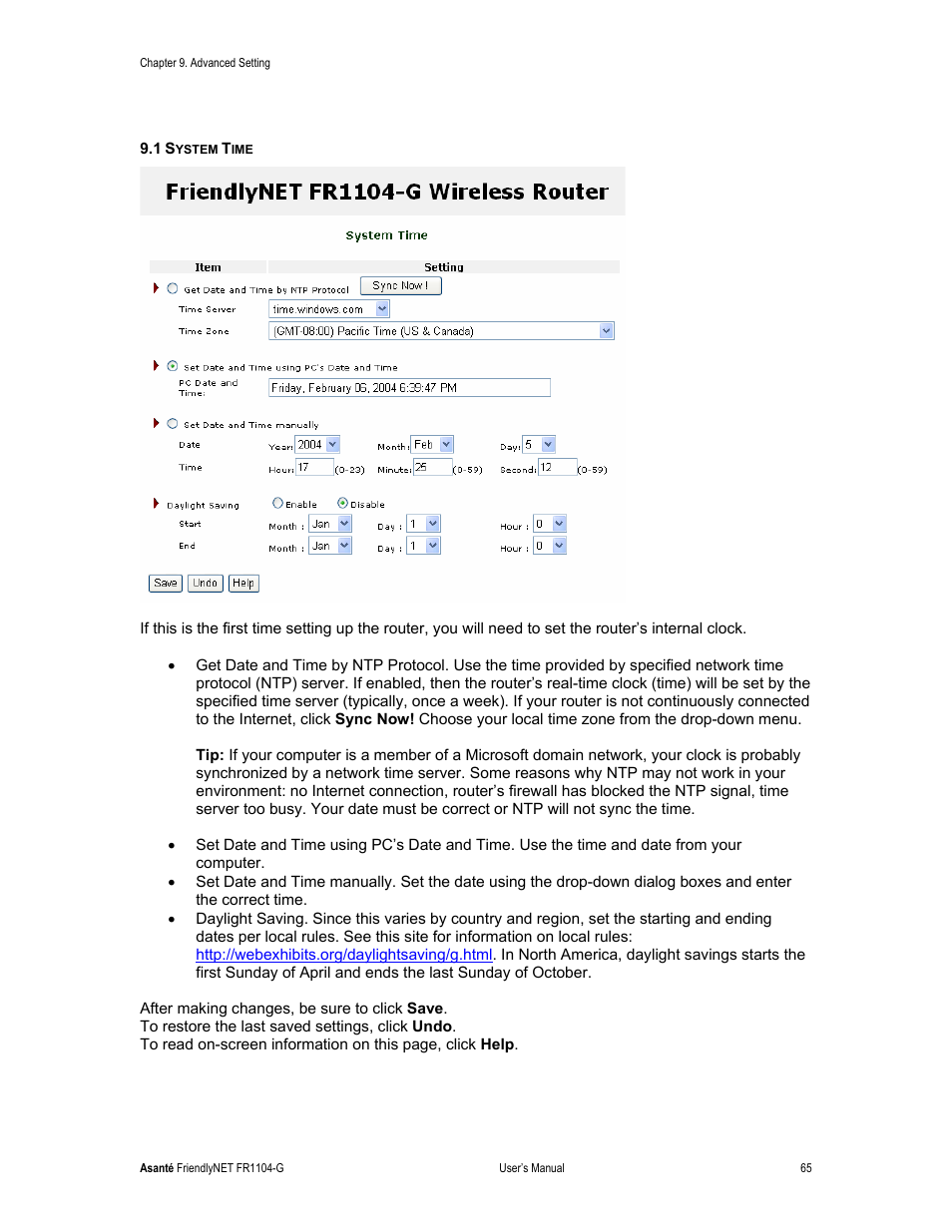 Asante Technologies FR1104-G User Manual | Page 65 / 83