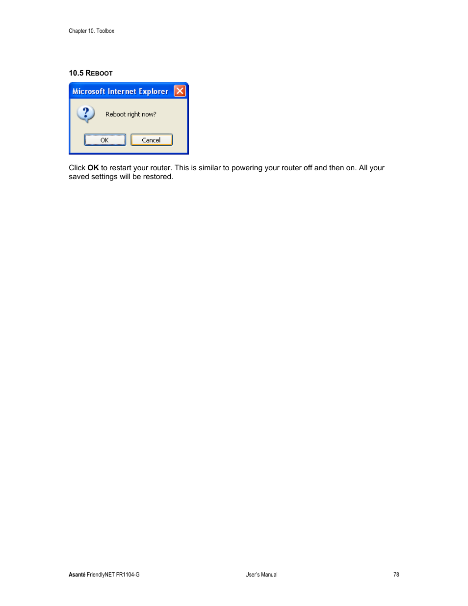 Asante Technologies FR1104-G User Manual | Page 78 / 83