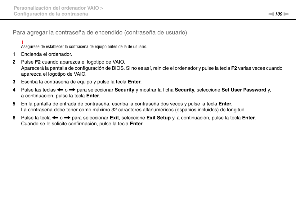 Sony VPCS11G7E User Manual | Page 109 / 196