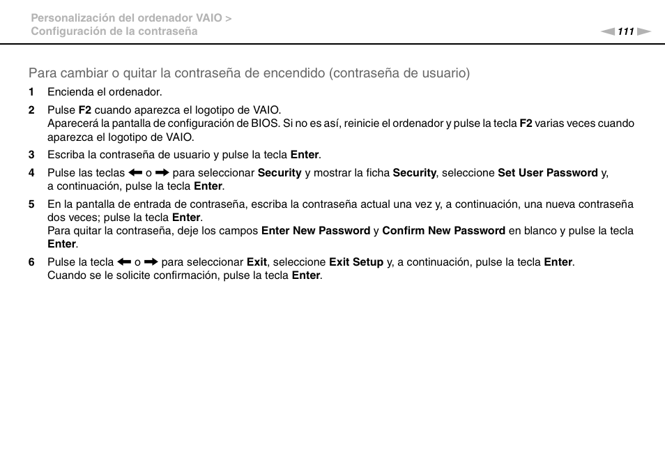 Sony VPCS11G7E User Manual | Page 111 / 196