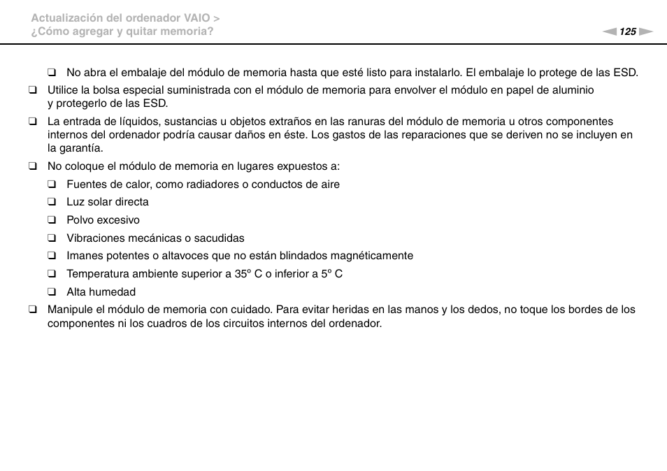 Sony VPCS11G7E User Manual | Page 125 / 196