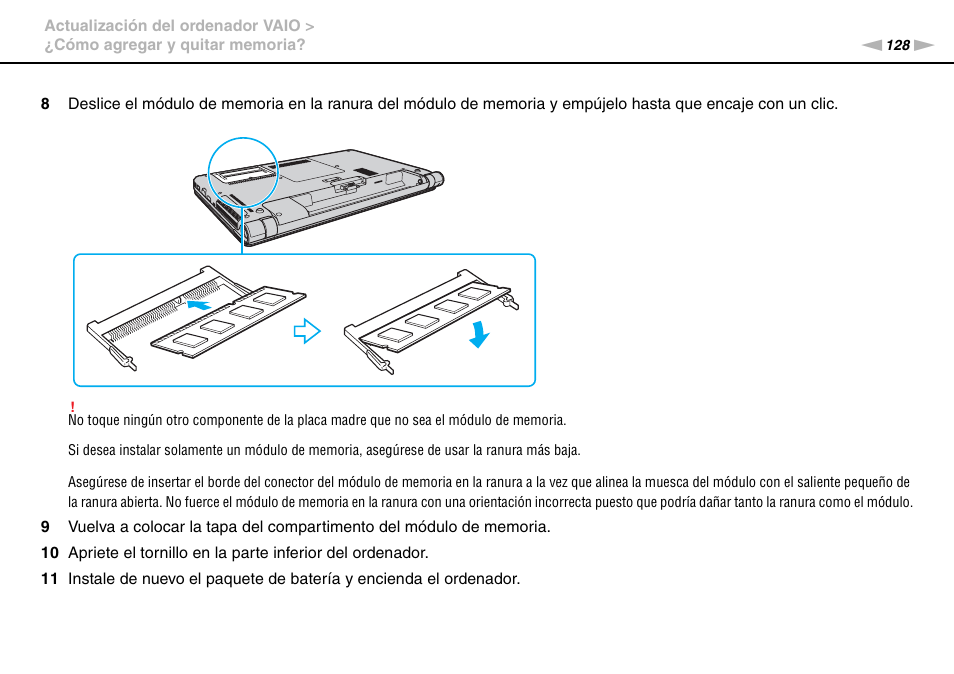 Sony VPCS11G7E User Manual | Page 128 / 196