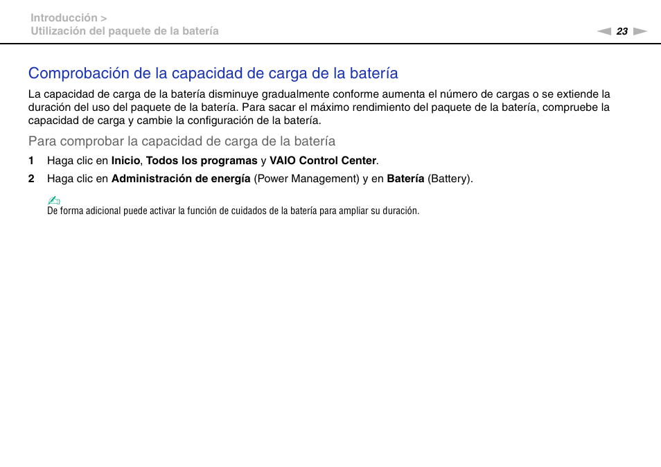 Sony VPCS11G7E User Manual | Page 23 / 196
