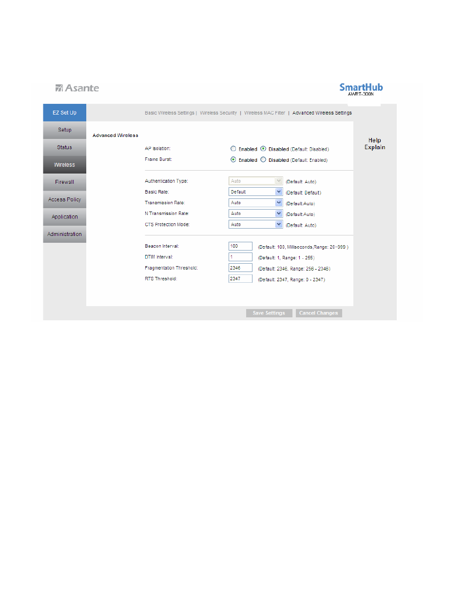 Asante Technologies AWRT-300N User Manual | Page 32 / 62