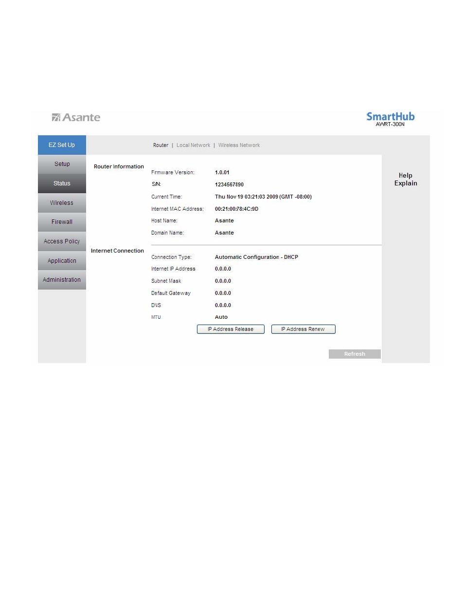 Asante Technologies AWRT-300N User Manual | Page 55 / 62
