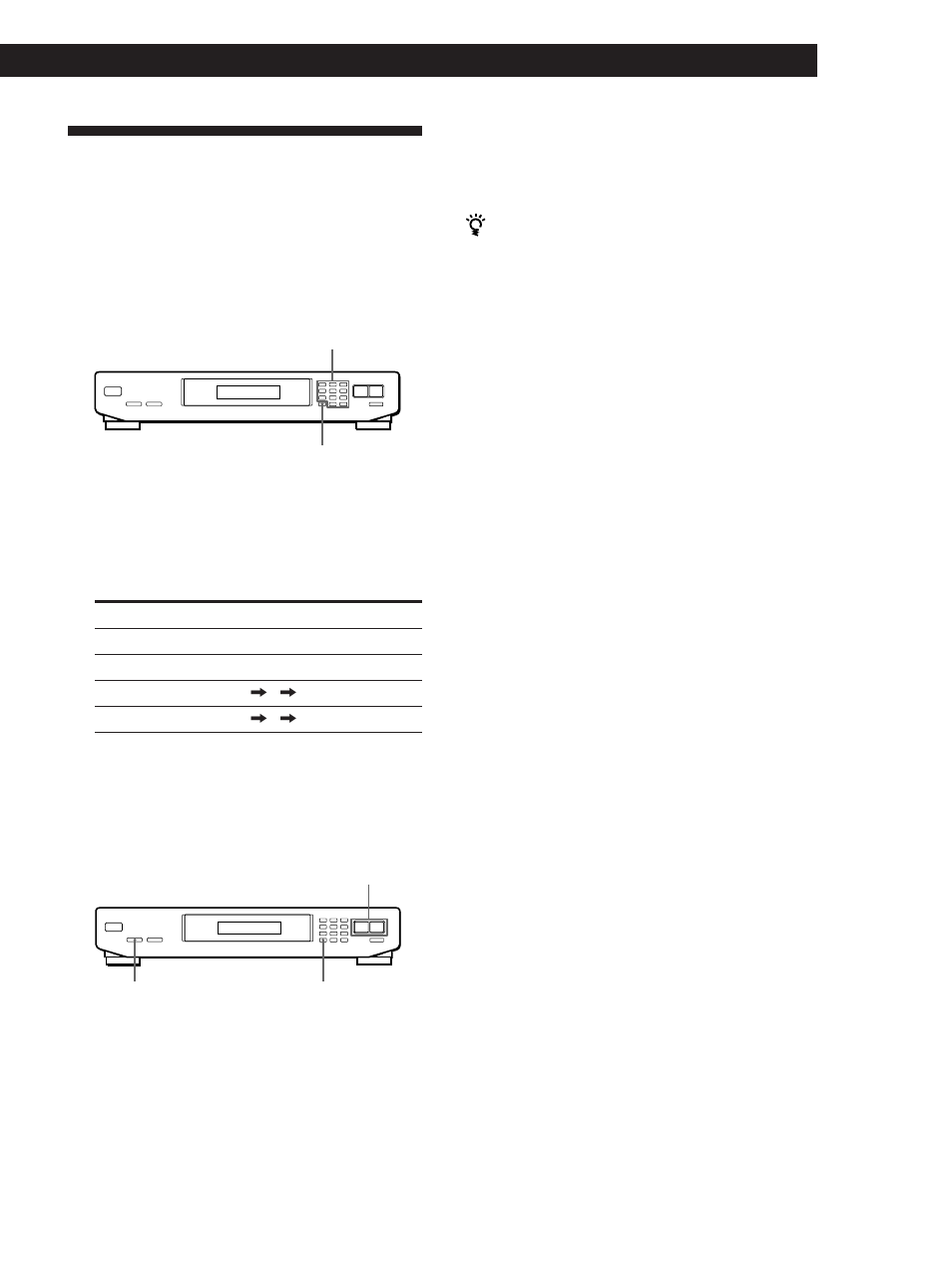 Recalling preset radio stations, Recalling a preset station directly 1, Tuner operations 4 | Sony ST-SE200 User Manual | Page 7 / 32