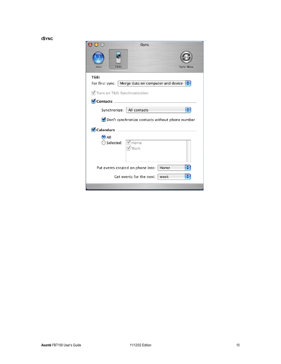 Isync | Asante Technologies FriendlyNET Wireless USB Adapter User Manual | Page 10 / 44