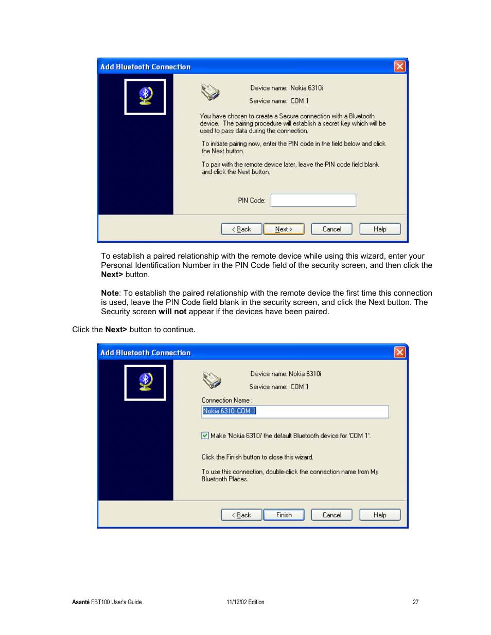 Asante Technologies FriendlyNET Wireless USB Adapter User Manual | Page 27 / 44
