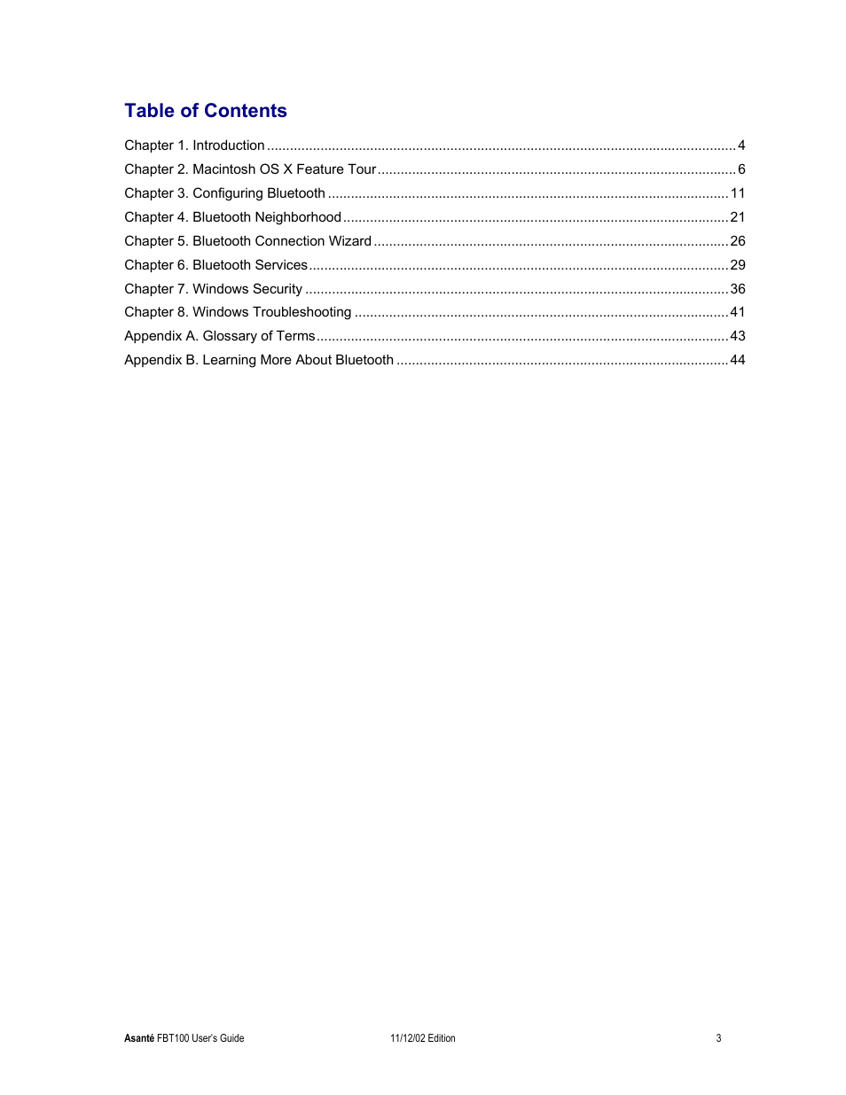 Asante Technologies FriendlyNET Wireless USB Adapter User Manual | Page 3 / 44