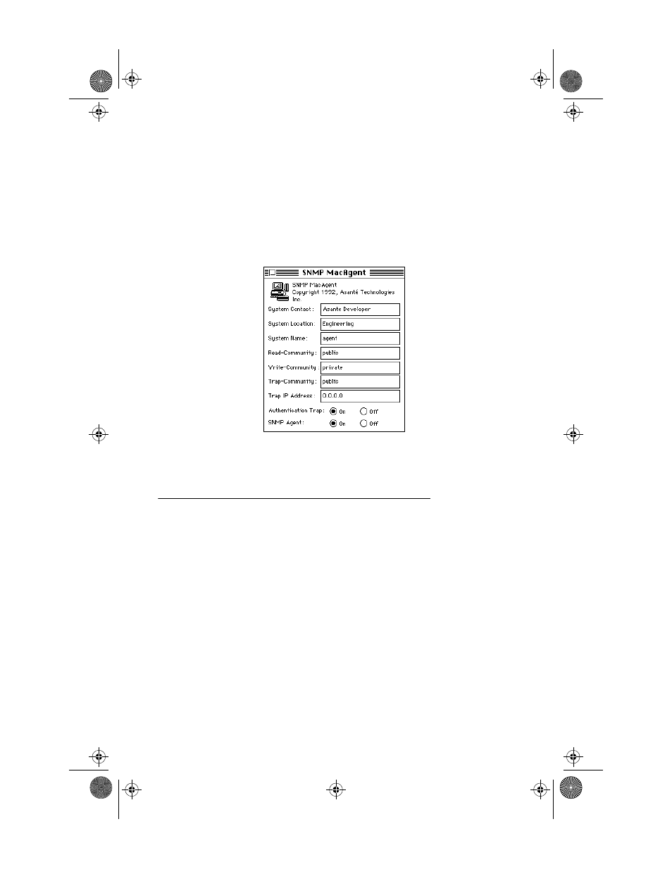 Configuring snmp macagent | Asante Technologies 10/100 User Manual | Page 28 / 33