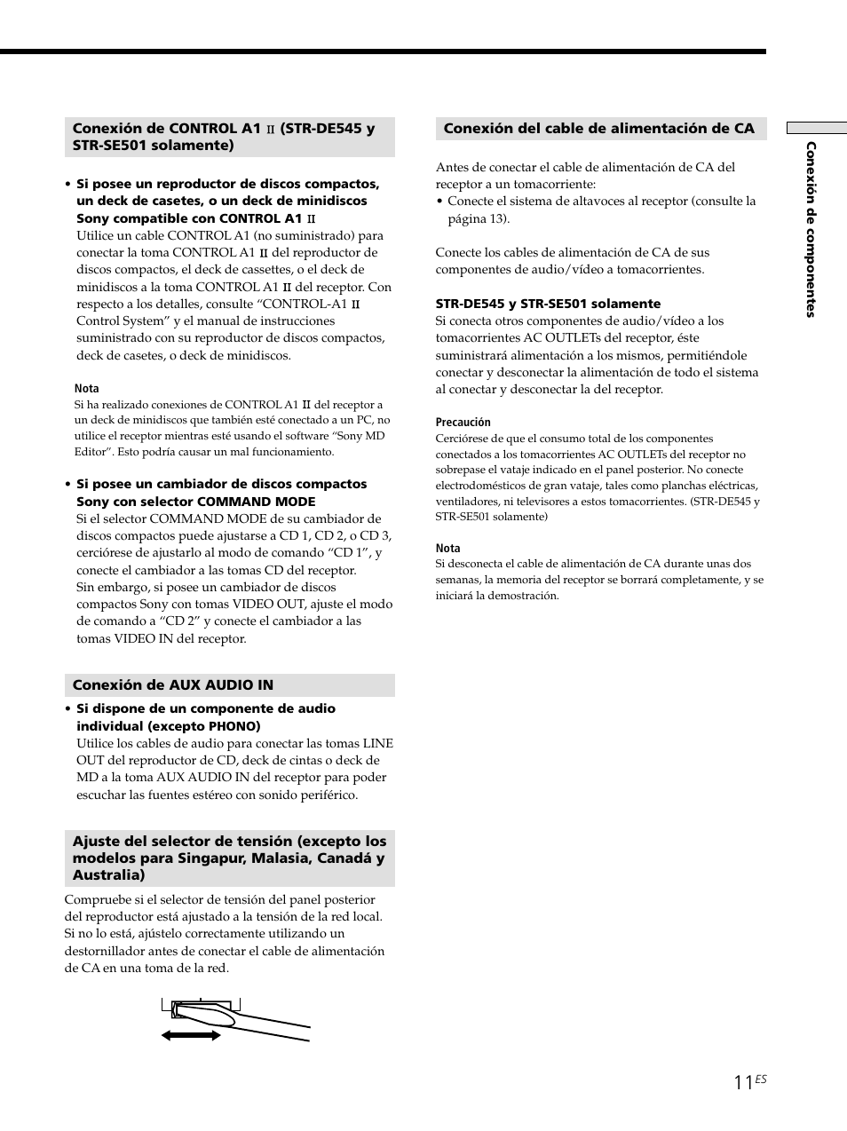 Sony STR-SE501 User Manual | Page 117 / 161