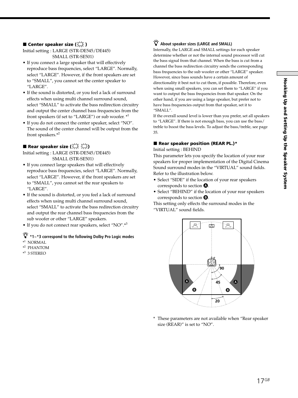 Sony STR-SE501 User Manual | Page 17 / 161