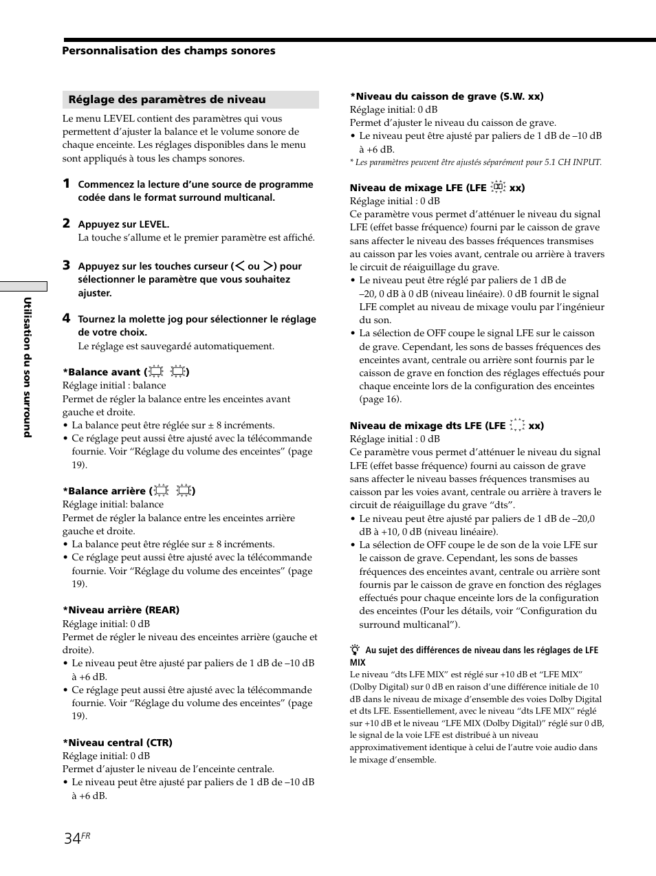 Sony STR-SE501 User Manual | Page 87 / 161