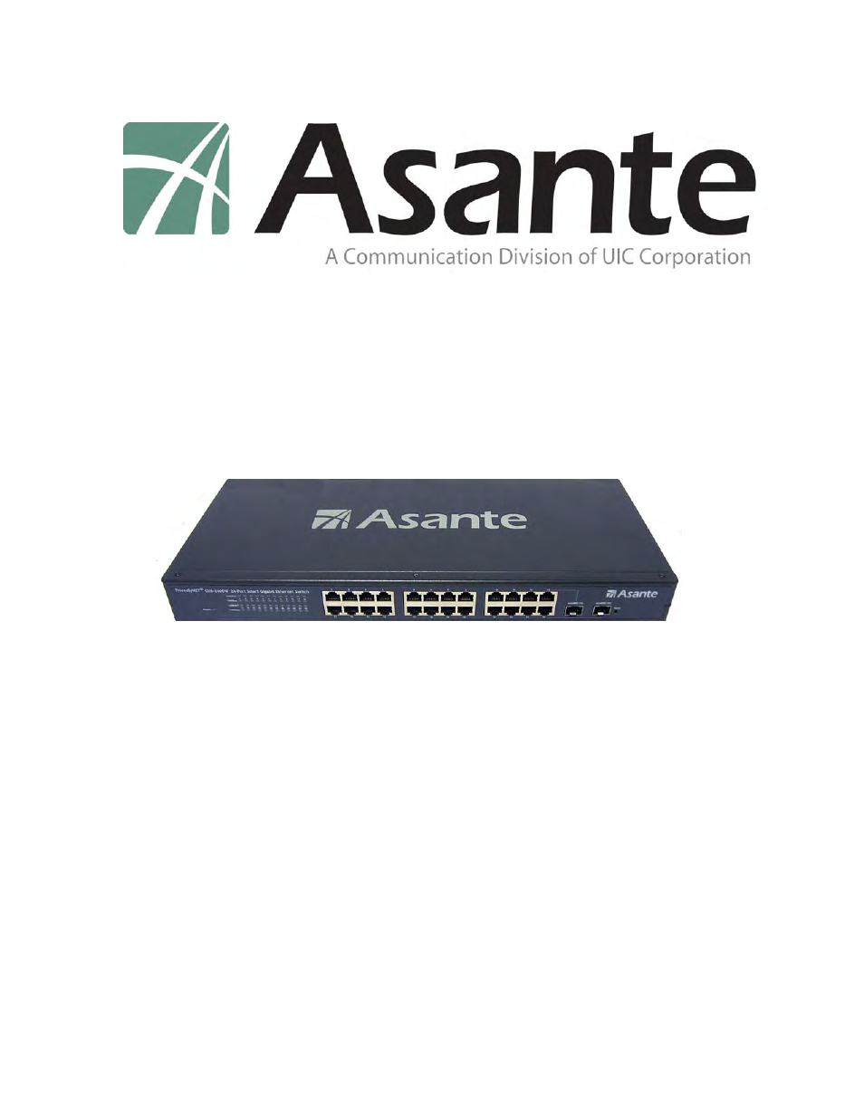 Asante Technologies FriendlyNET GX6-2400W User Manual | 55 pages