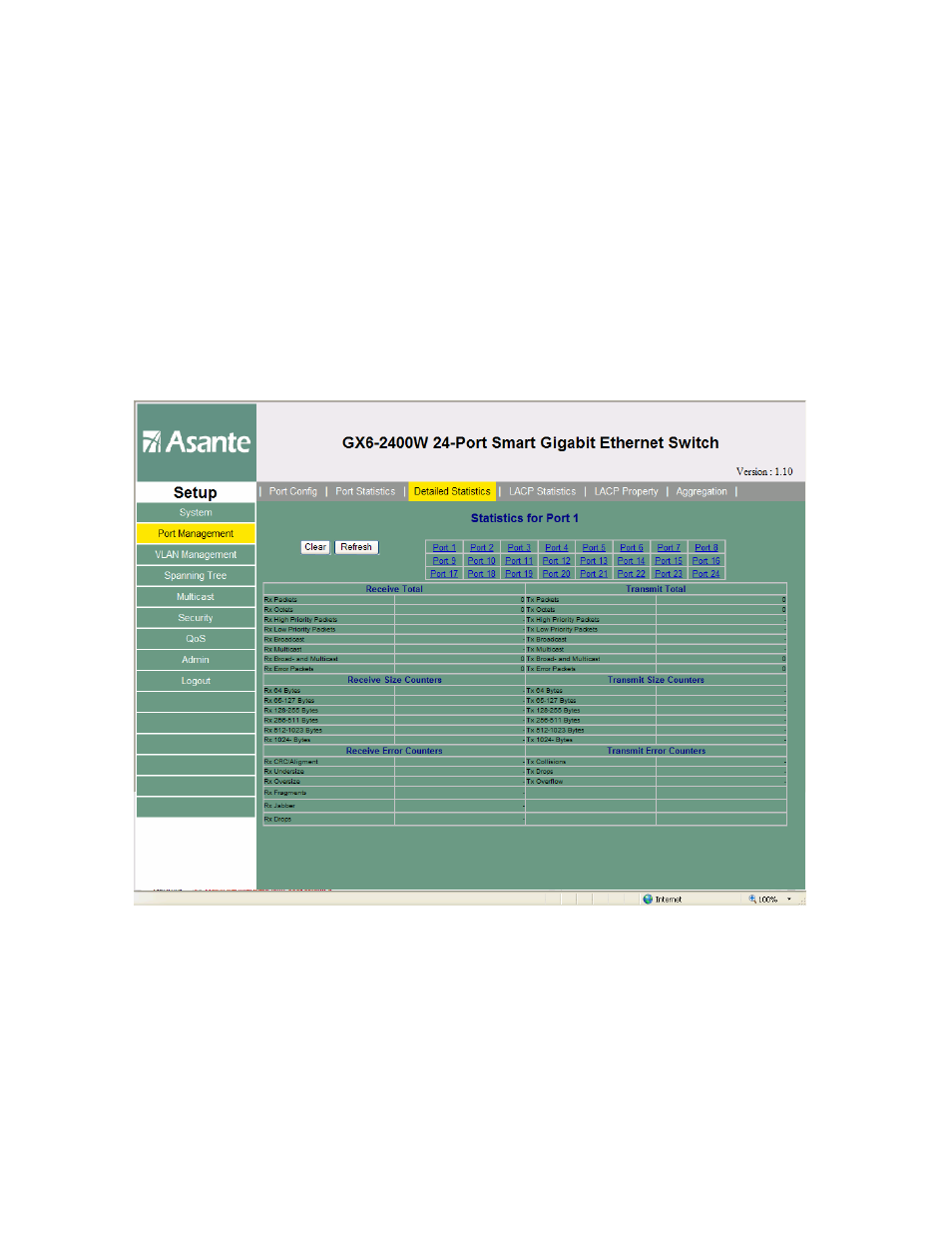 Asante Technologies FriendlyNET GX6-2400W User Manual | Page 22 / 55
