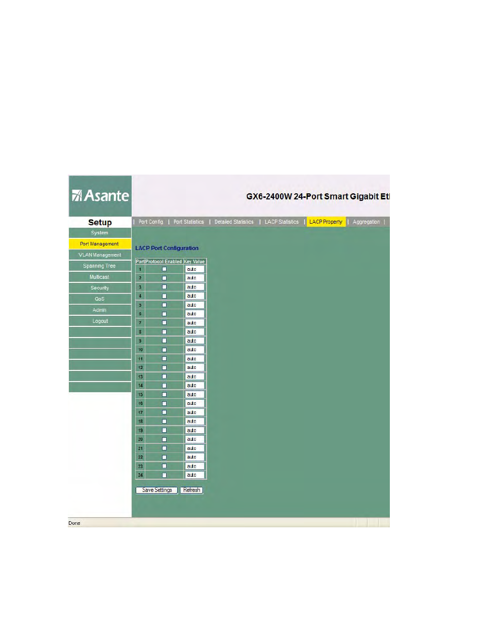 Asante Technologies FriendlyNET GX6-2400W User Manual | Page 24 / 55