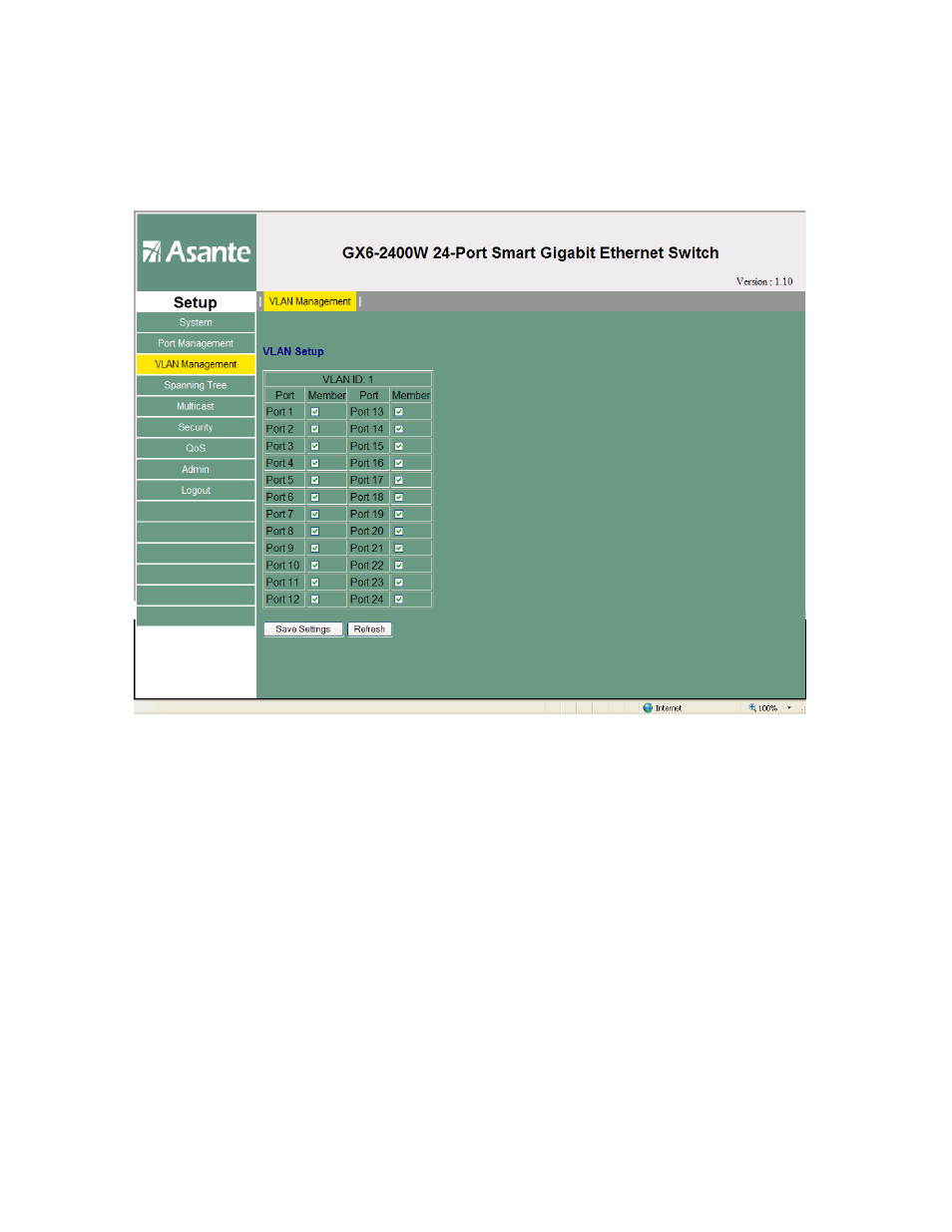 Asante Technologies FriendlyNET GX6-2400W User Manual | Page 27 / 55