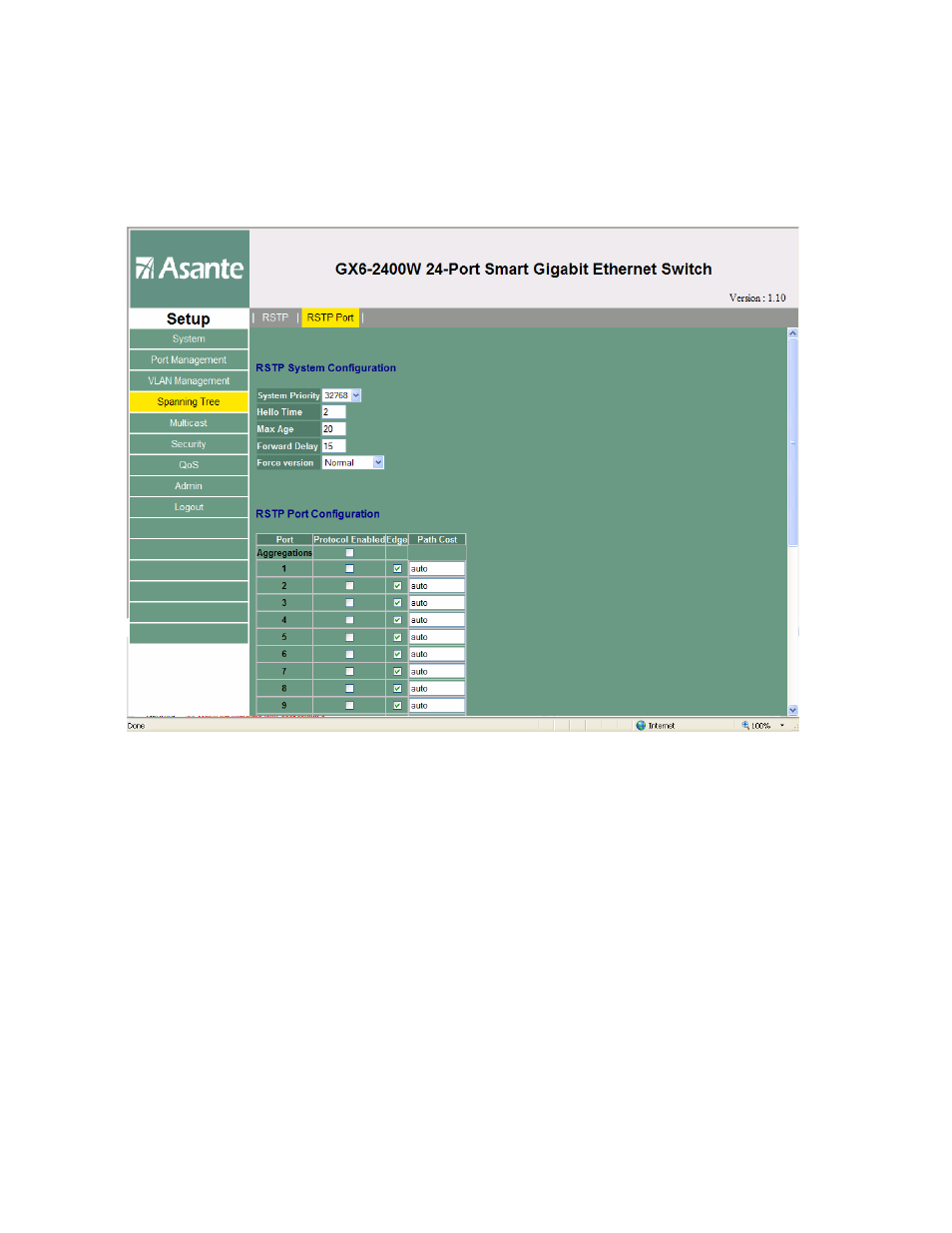 Asante Technologies FriendlyNET GX6-2400W User Manual | Page 30 / 55