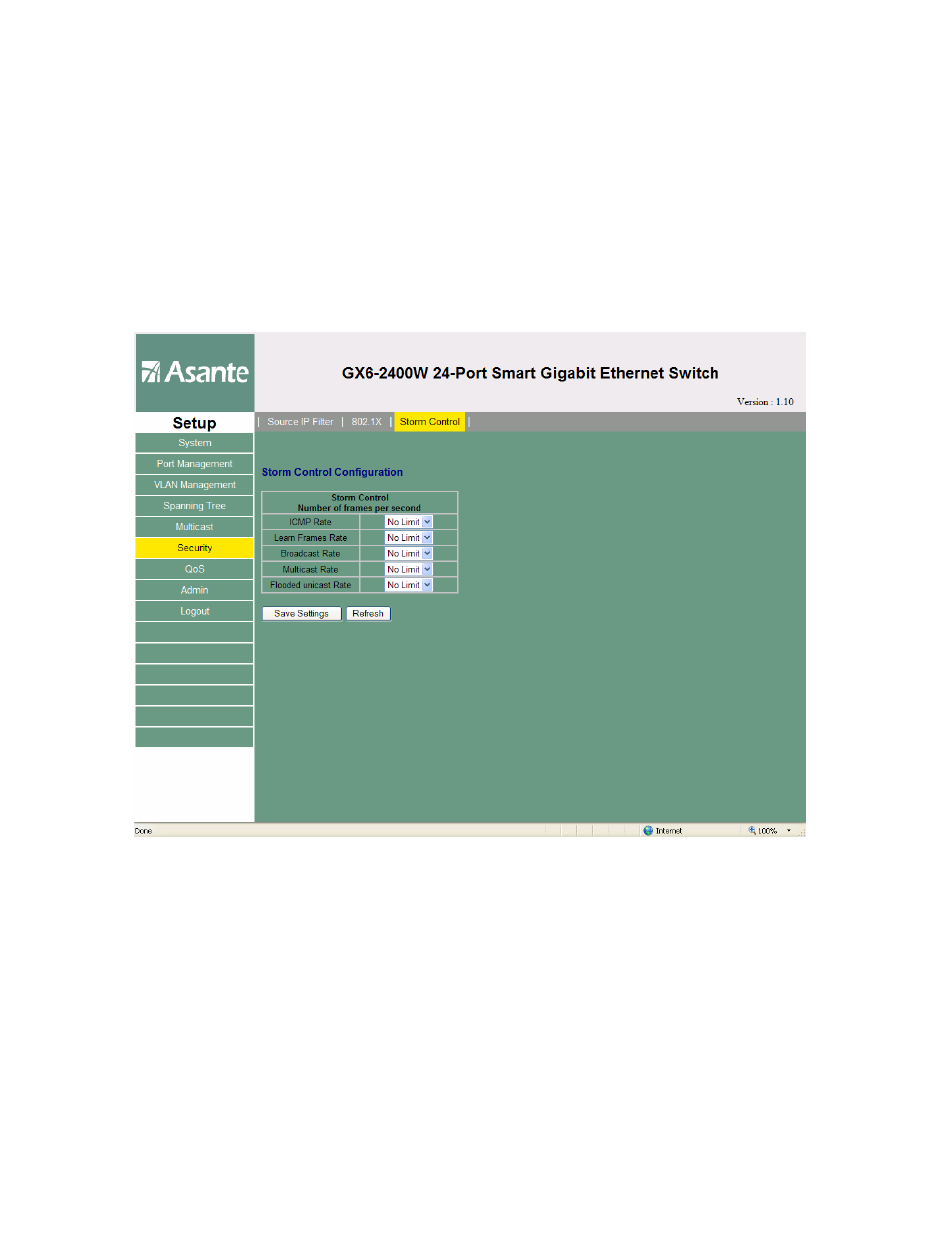 Asante Technologies FriendlyNET GX6-2400W User Manual | Page 35 / 55