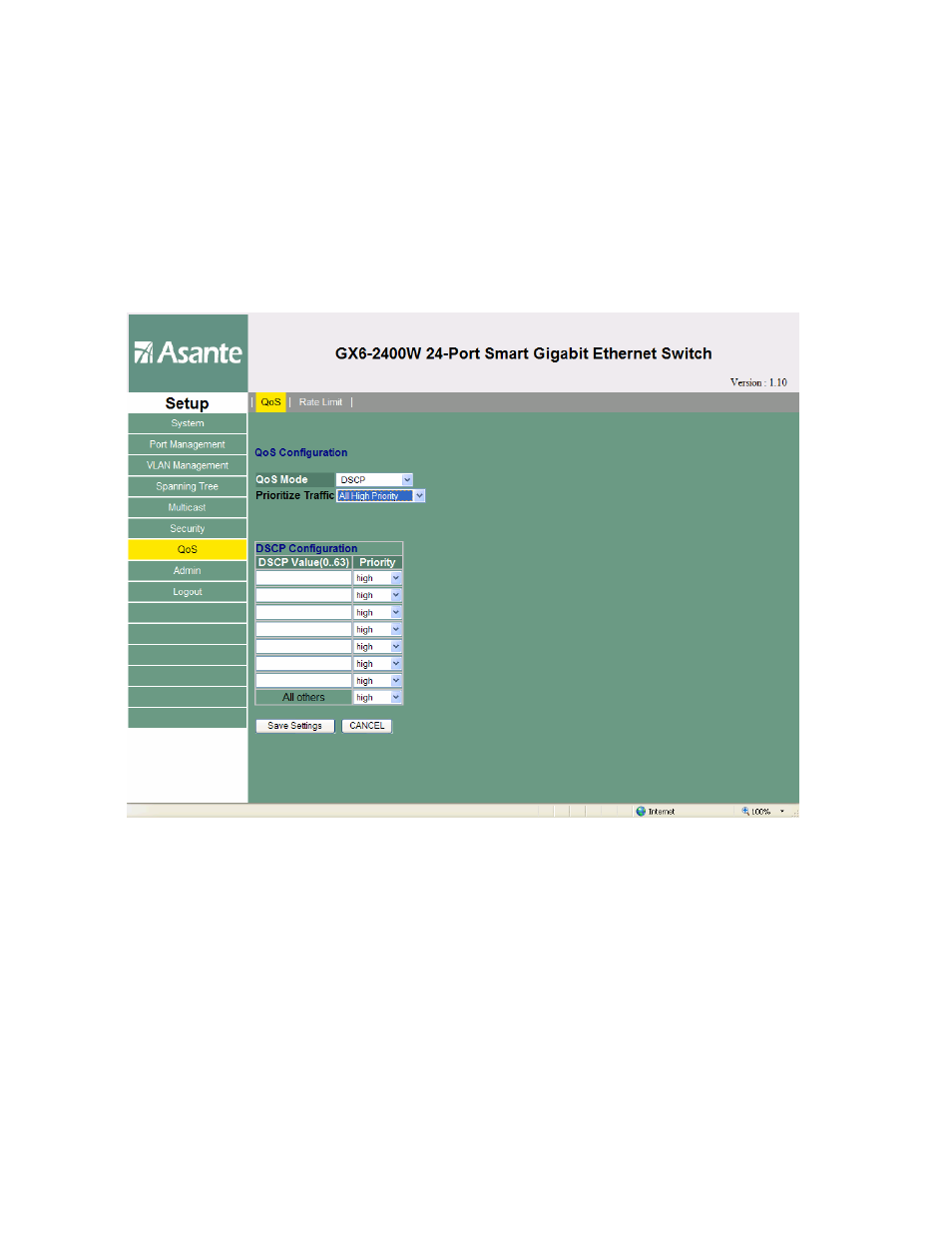 Asante Technologies FriendlyNET GX6-2400W User Manual | Page 37 / 55