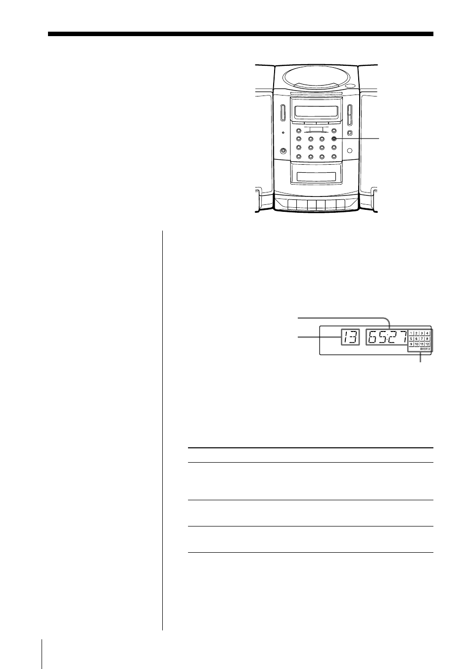 Using the display | Sony PMC-R30L User Manual | Page 12 / 68