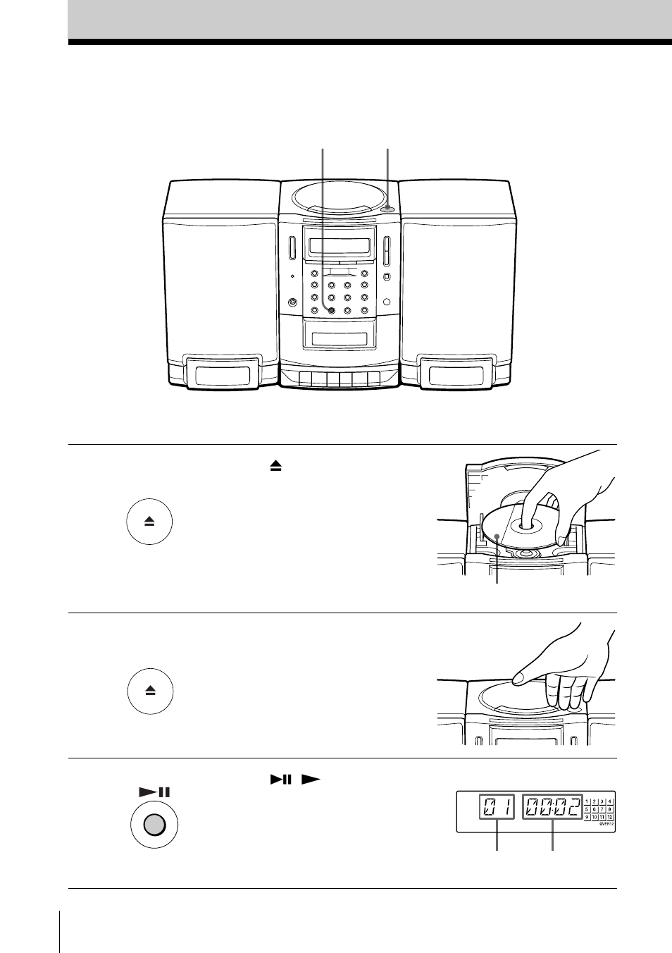Reproducción de un cd | Sony PMC-R30L User Manual | Page 38 / 68