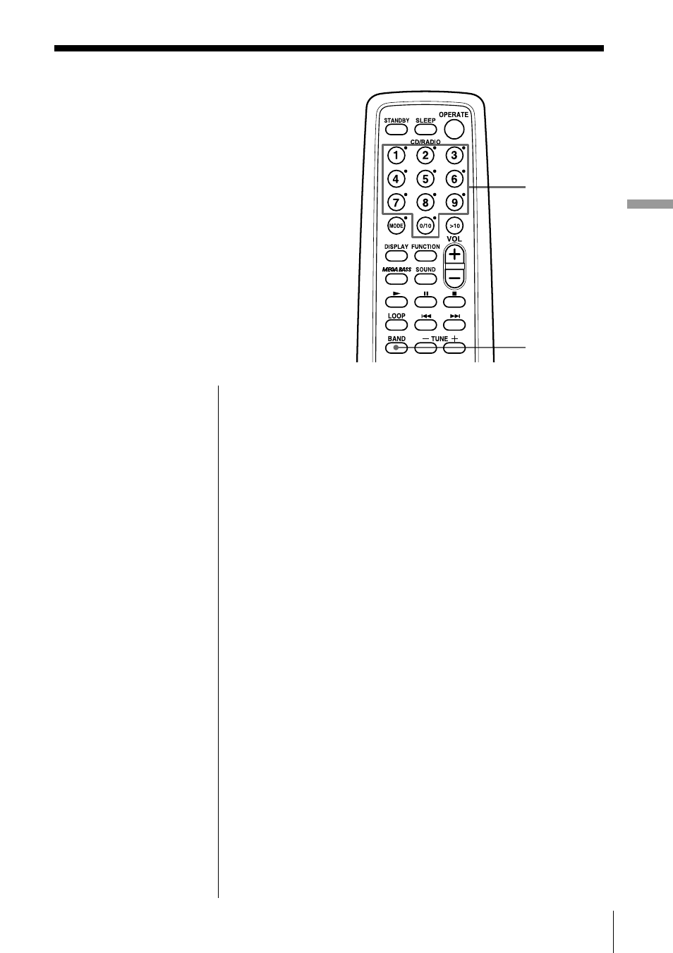 Sintonía de emisoras almacenadas | Sony PMC-R30L User Manual | Page 53 / 68